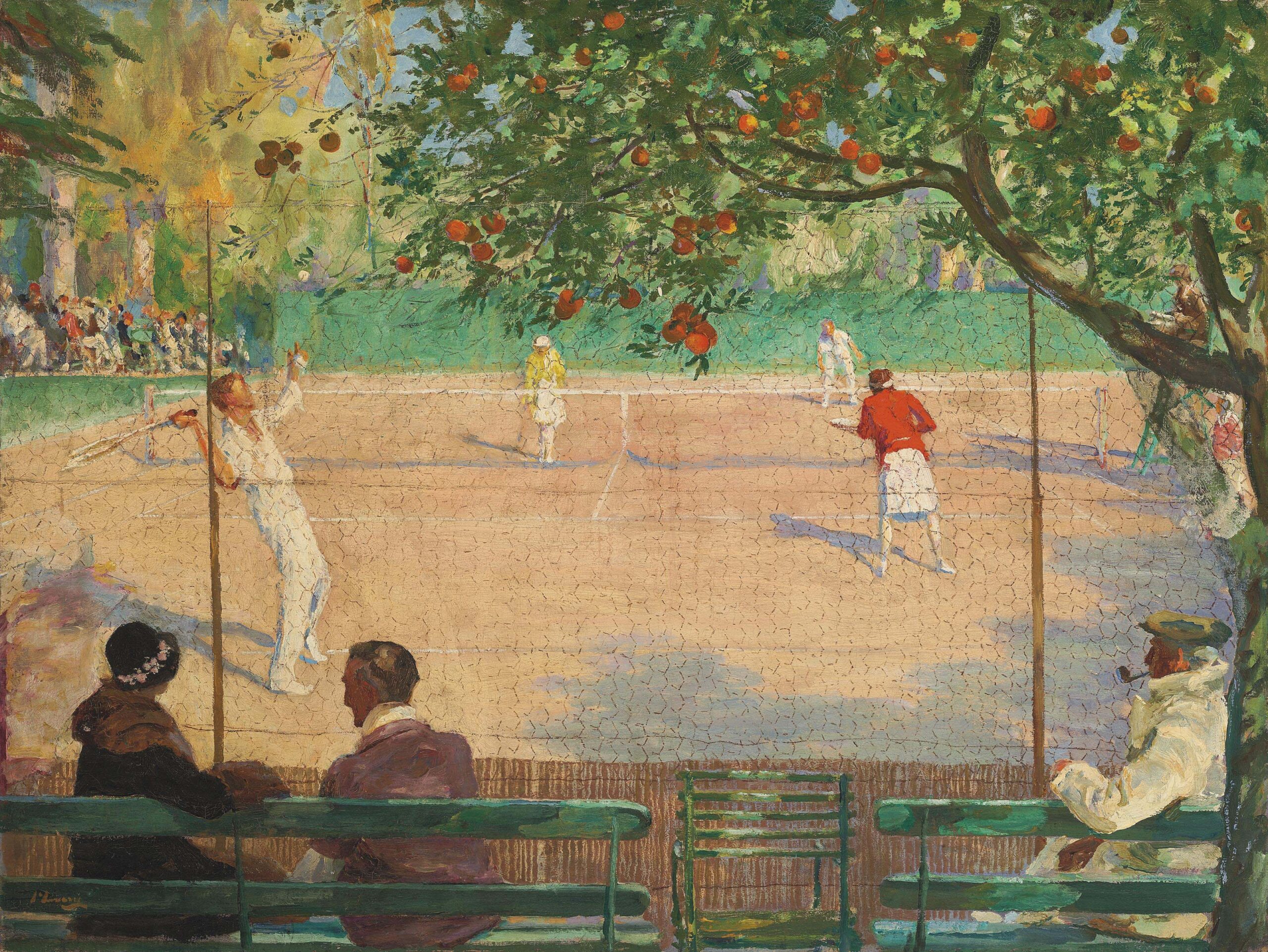 History of clay tennis courts