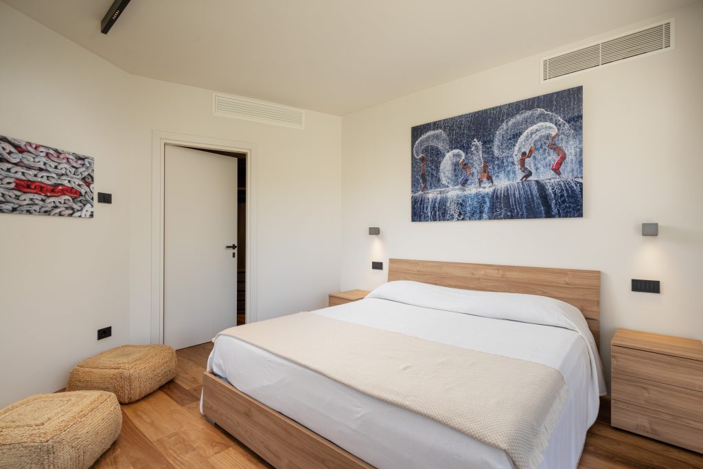 Bedroom at Villa Roccia Blu